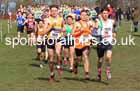 Mens Under-20s 2023 UK CAU Inter Counties Cross Country Champs, Prestwold Hall, Loughborough. Photo: David T. Hewitson/Sports for All Pics
